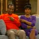 Bill Cosby and Phylicia Rashad as Cliff and Clair Huxtable on The Cosby Show
NBC UNIVERSAL SCREENSHOT
